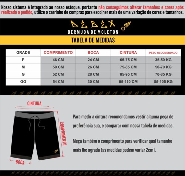 Kit 2 Bermudas de Moletom Shorts Top Barato Academia Treino Masculino 3 bolsos com Elastico e Cordão Praia Surf Adulto Atacado - Image 2