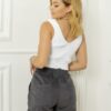 Shorts Moda Feminina De Veludo Colete Super Confortável Design Sofisticado e Moderno Ideal para Dias Ensolarados Noites Agitadas - Image 3